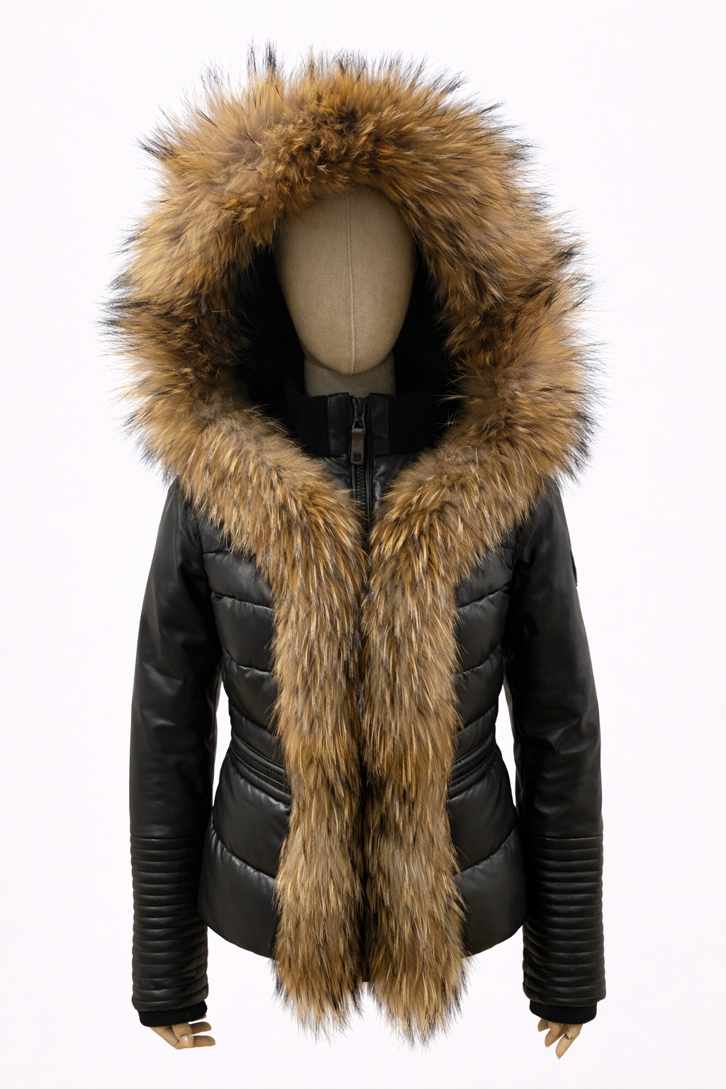 Maria Down Jacket With Fur Trim | Coat, Jacket – Dejavu NYC
