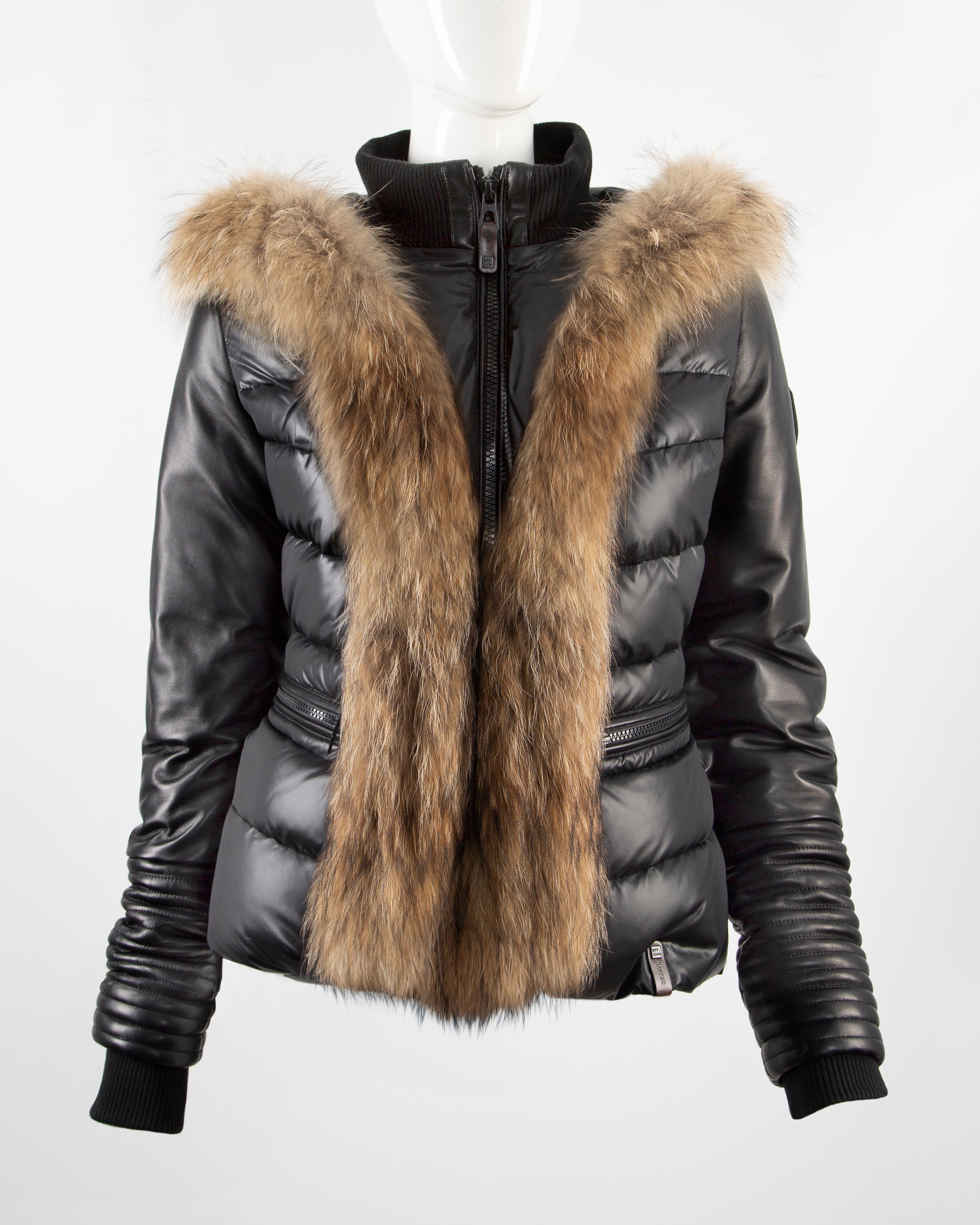 Maria Down Jacket With Fur Trim | Coat, Jacket – Dejavu NYC
