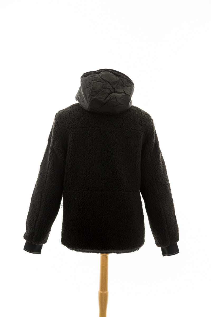 Reversable Sherpa Hoodie - Dejavu NYC