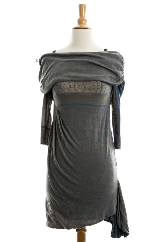 Layer Grey Dress - Dejavu NYC