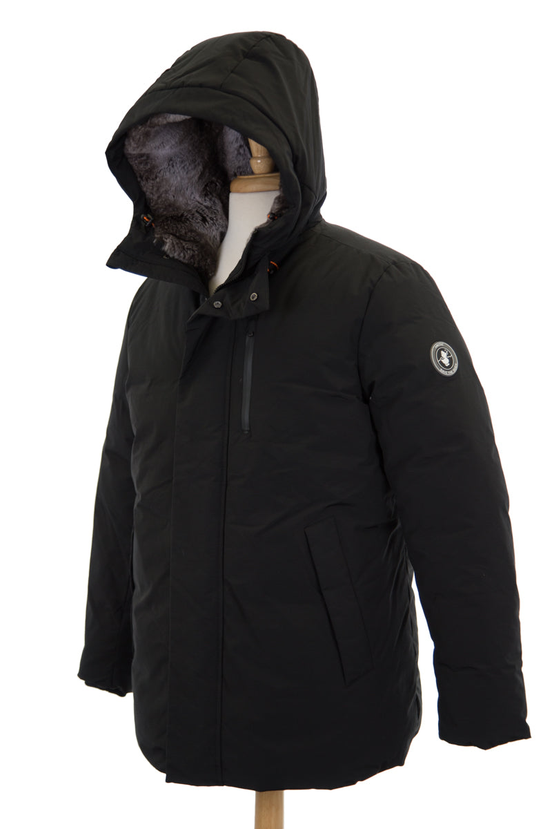 Save the Duck COPY9 Winter Hooded Parka with Faux Fur Lining - Dejavu NYC
