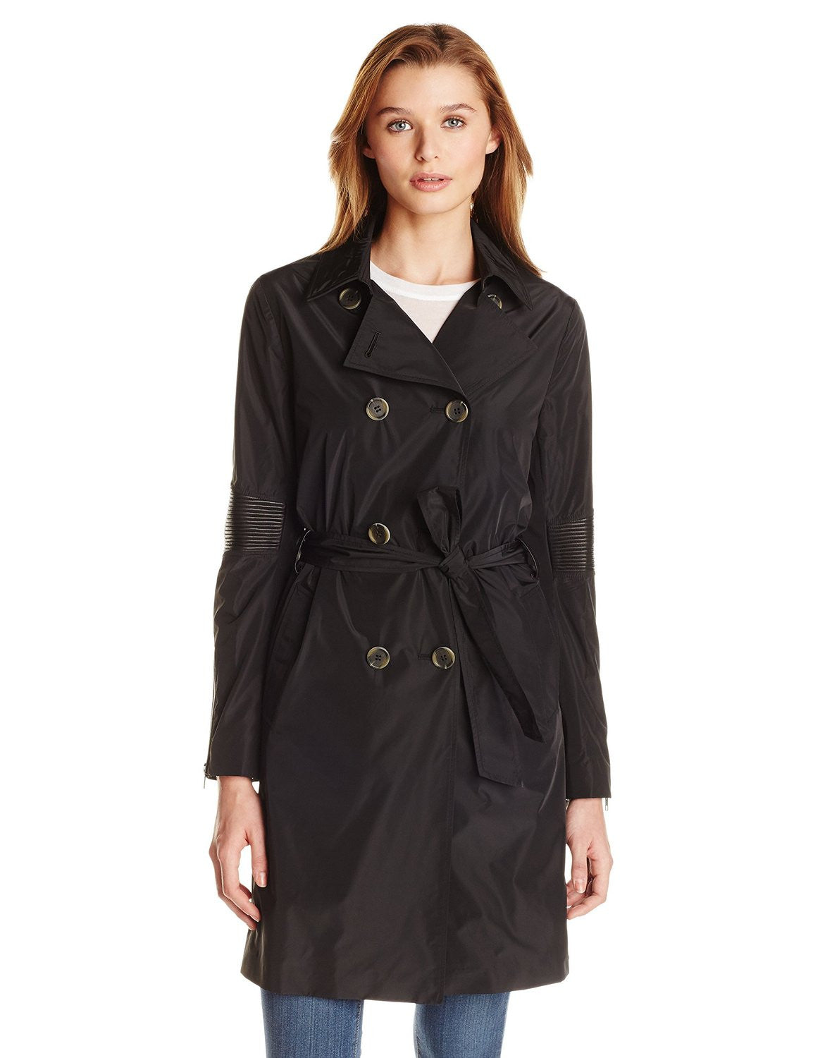 Monique Double Breasted Trench Coat - Dejavu NYC