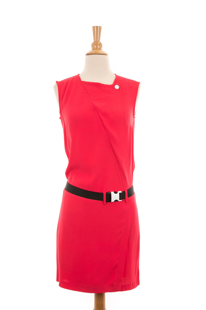 Crecy Asymmetrical Dress - Dejavu NYC