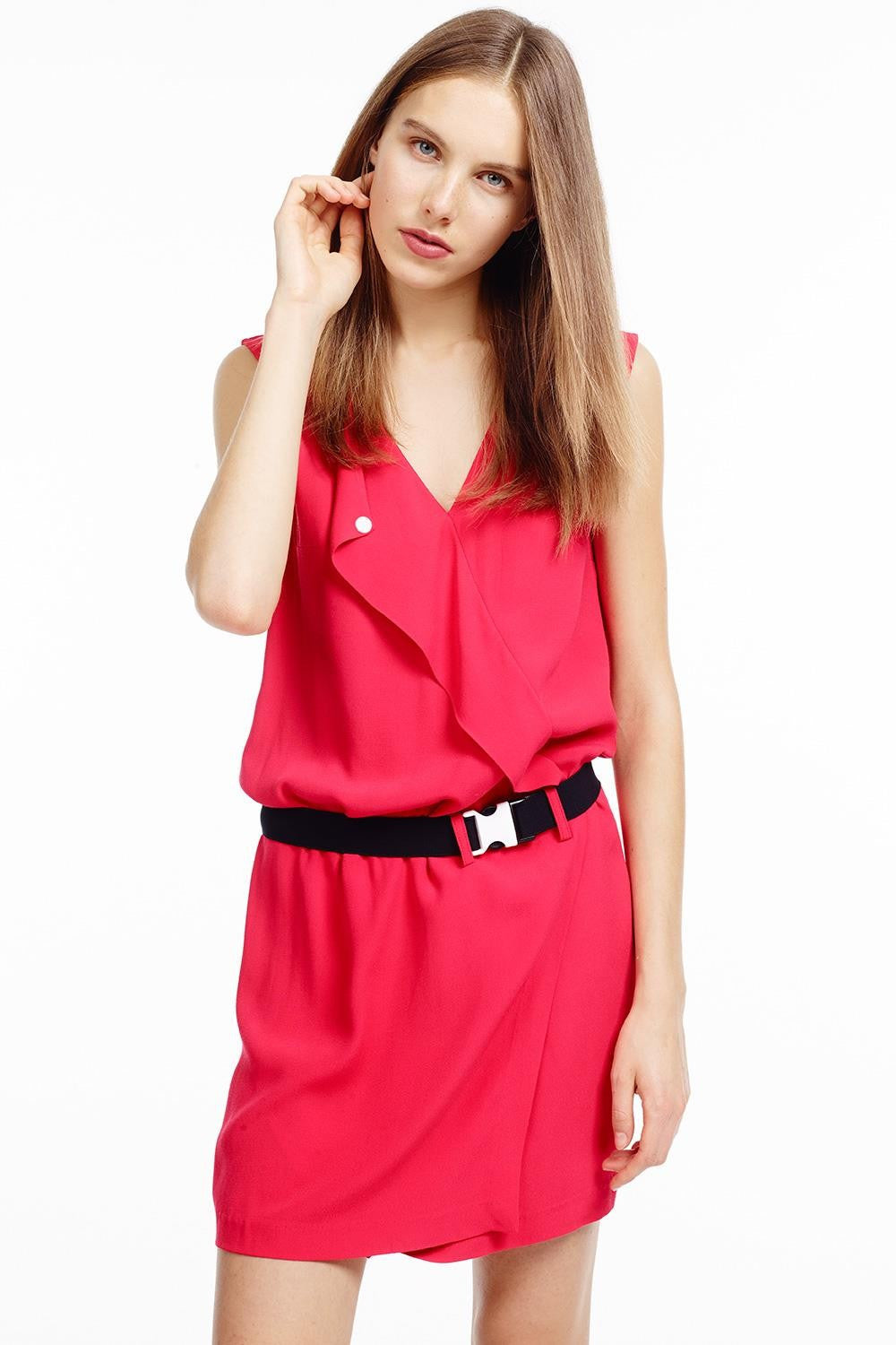 Crecy Asymmetrical Dress - Dejavu NYC