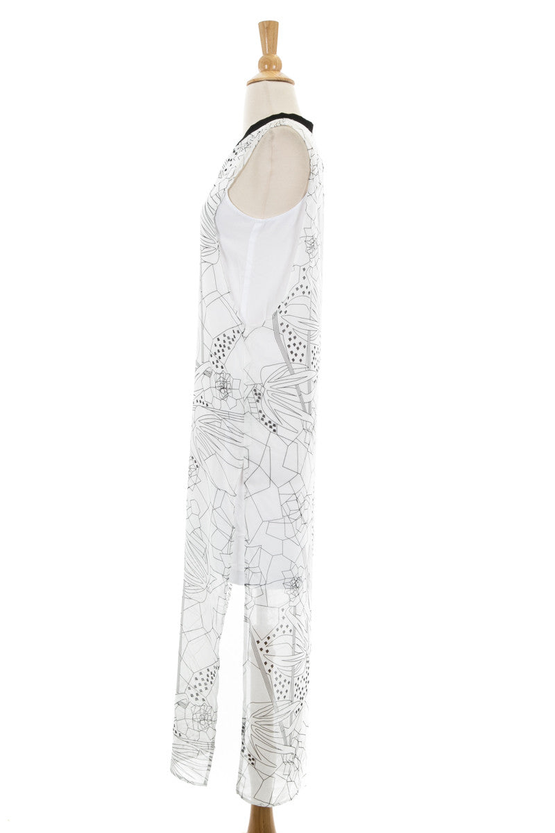Drake Chiffon Dress - Dejavu NYC