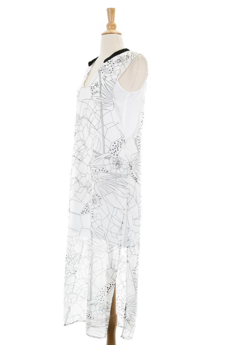 Drake Chiffon Dress - Dejavu NYC