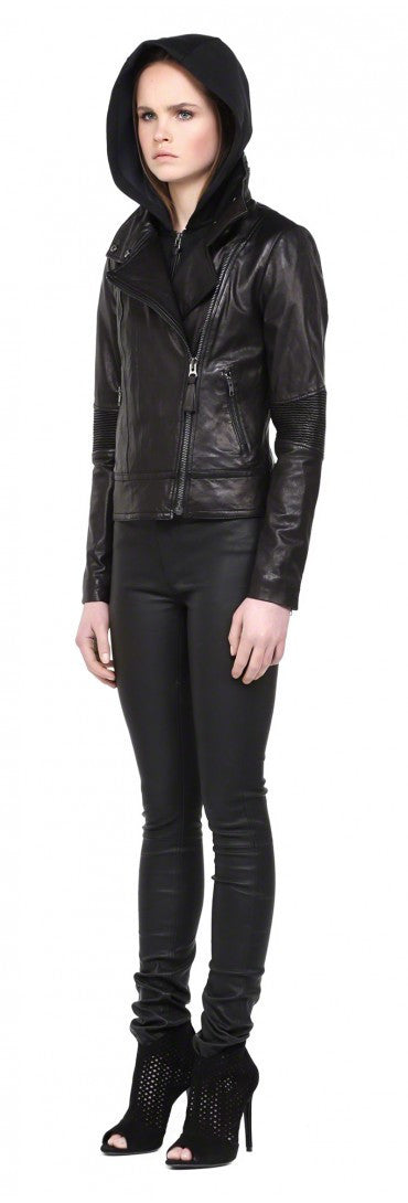 Dalena Leather Jacket - Dejavu NYC