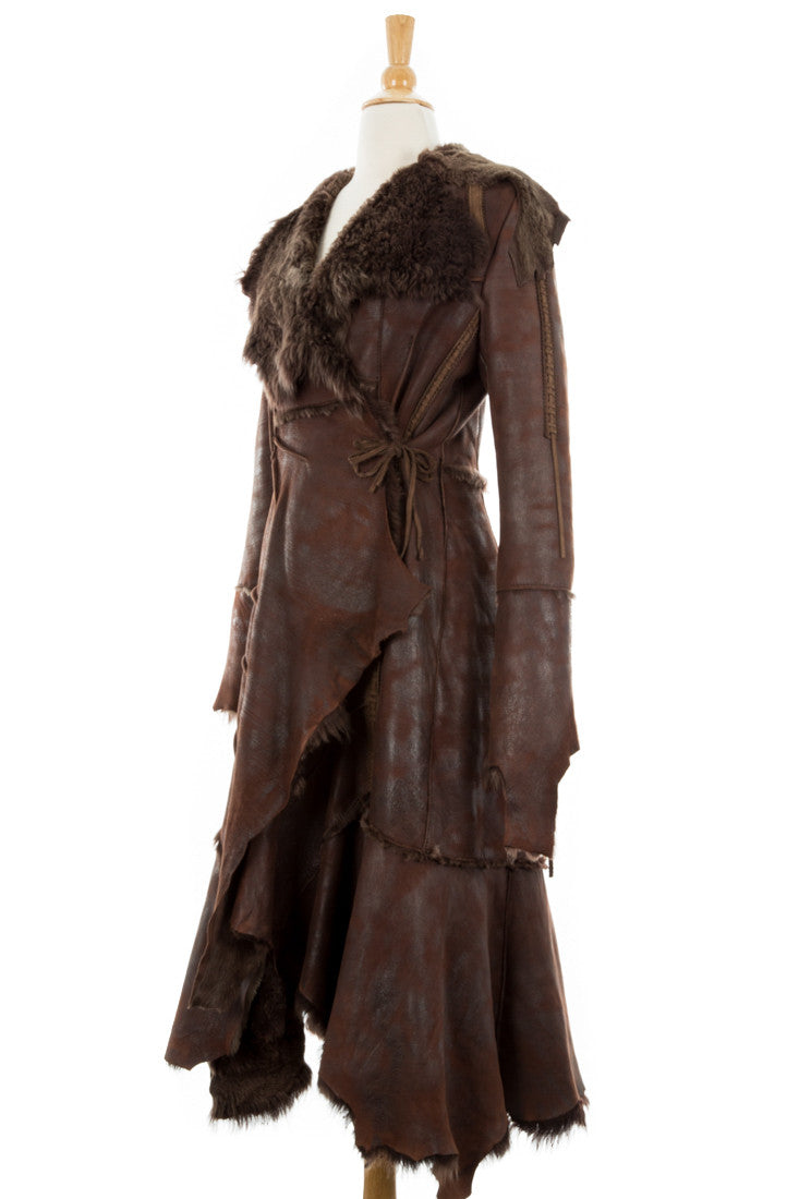 Reding Trench Coat With Fur Trim - Dejavu NYC