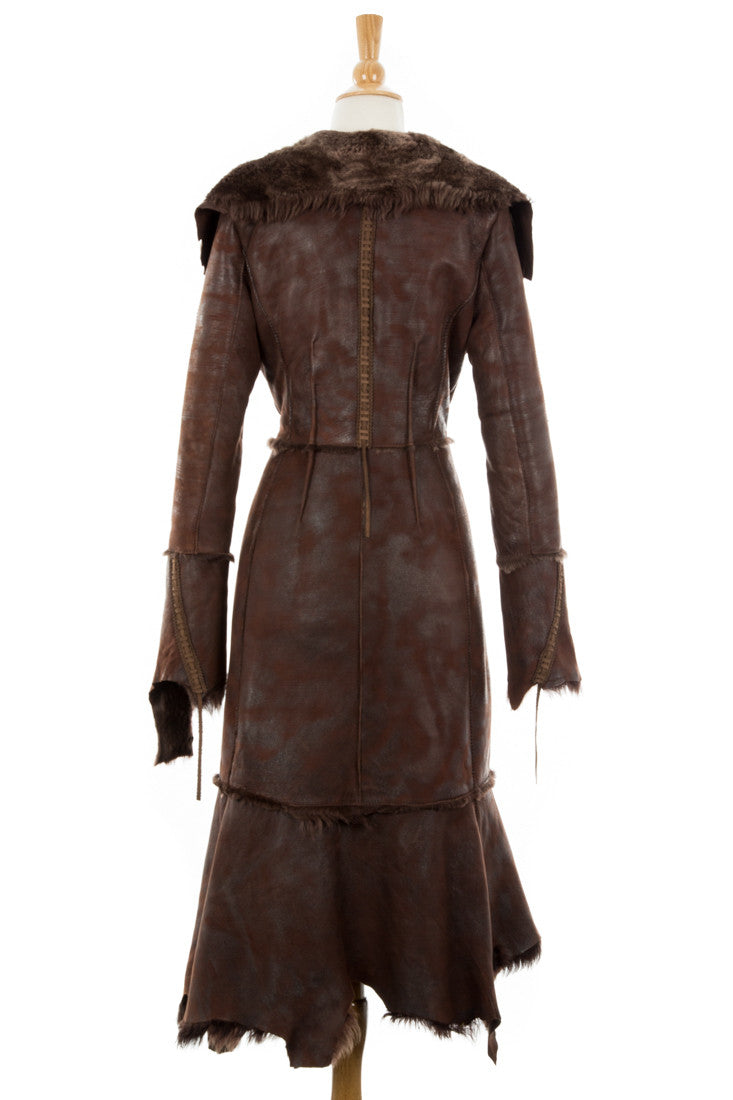 Reding Trench Coat With Fur Trim - Dejavu NYC