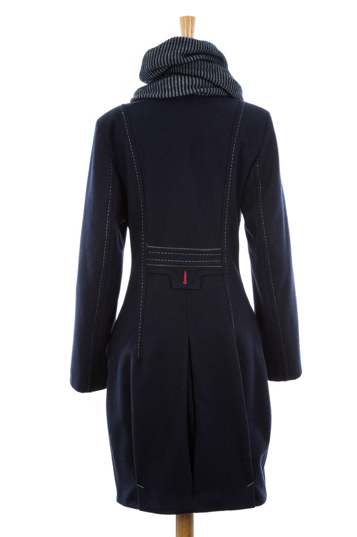 Selection Wool Trench Coat With Scarf - Dejavu NYC