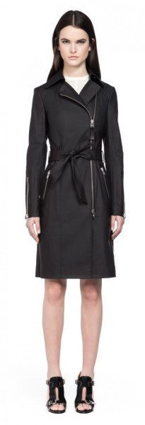 Eugenia Asymmetrical Trench Coat - Dejavu NYC