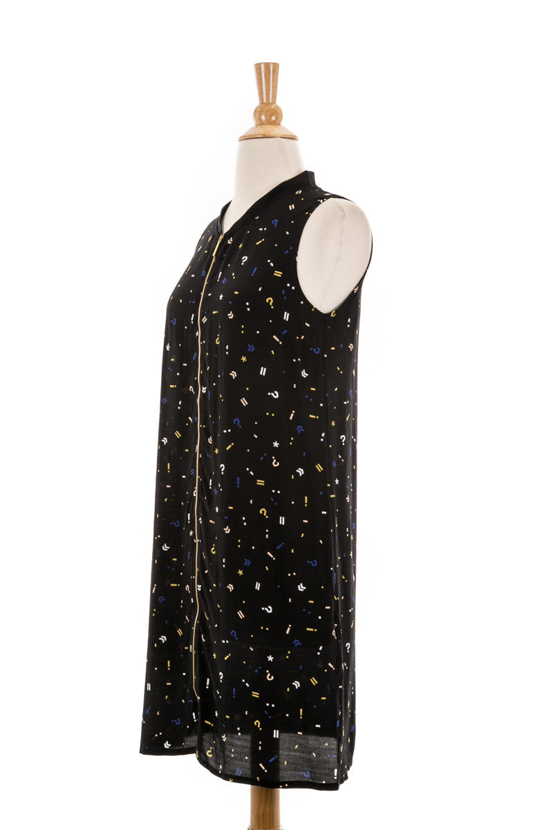 Graig Punctuation Dress - Dejavu NYC
