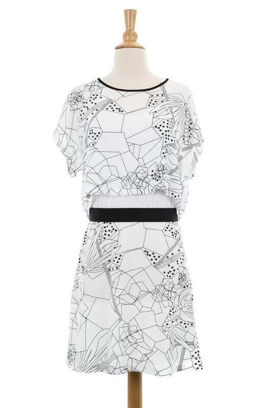 Icona Crepe Dress - Dejavu NYC