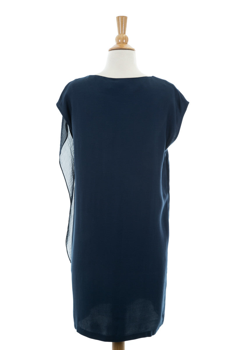 Lefto Georgette Crepe Dress - Dejavu NYC