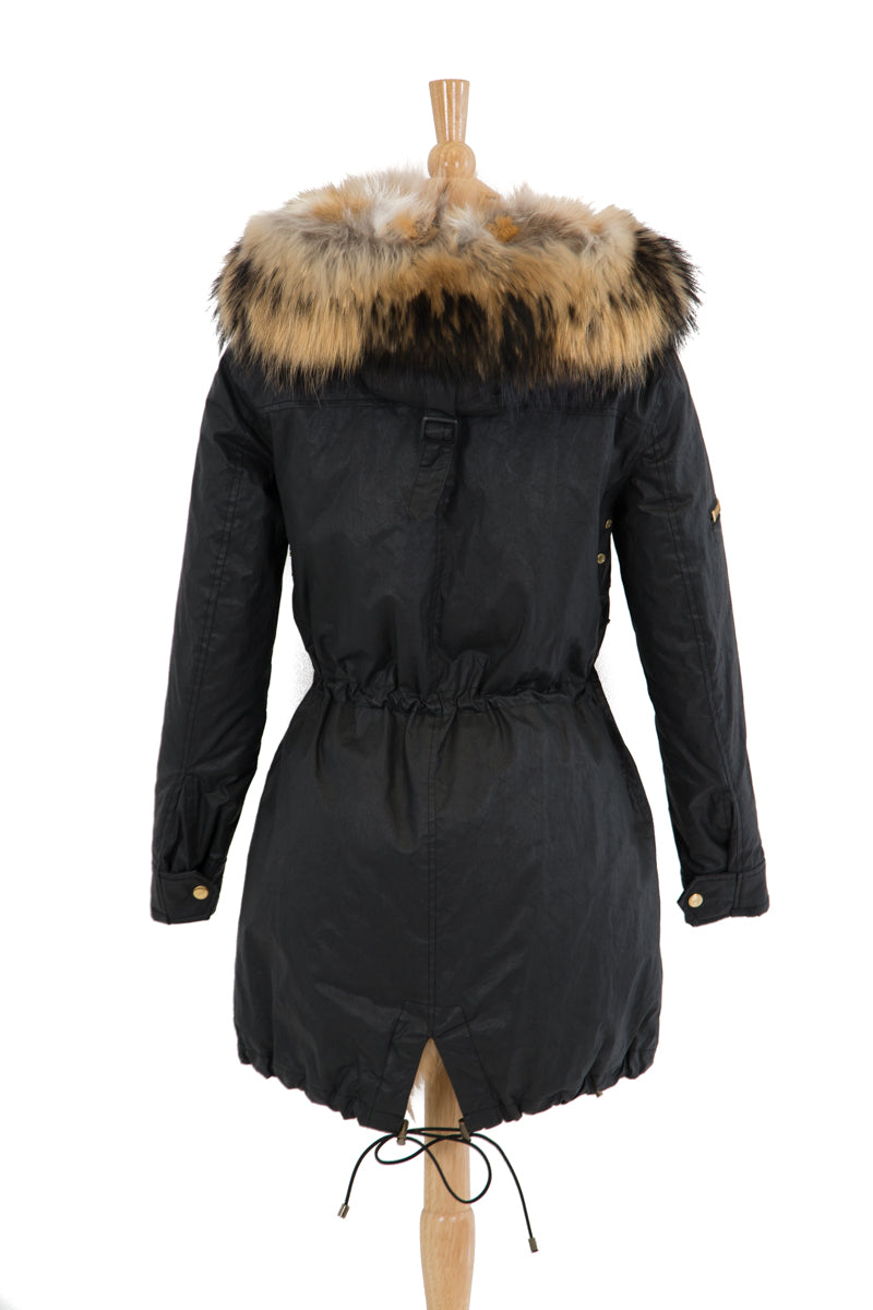 Luxe Limelight Jacket with Fur - Dejavu NYC