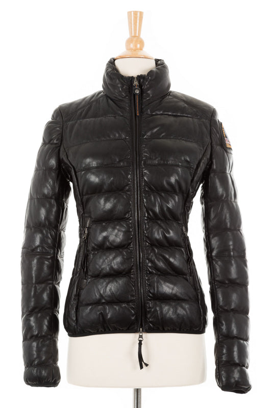 Jodie Leather Bomber Jacket - Dejavu NYC