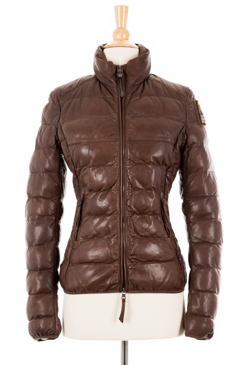 Jodie Leather Bomber Jacket - Dejavu NYC
