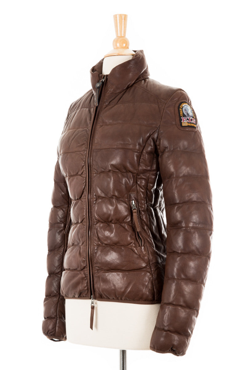 Jodie Leather Bomber Jacket - Dejavu NYC