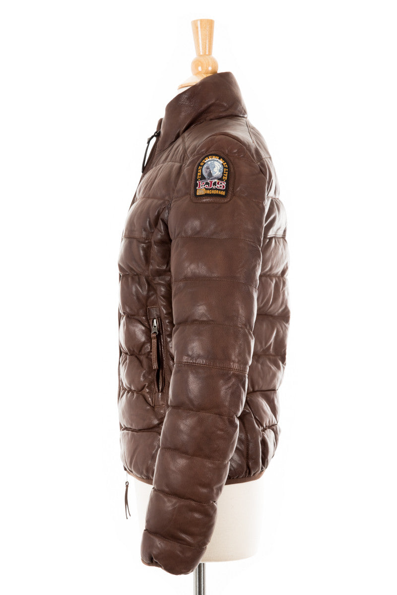 Jodie Leather Bomber Jacket - Dejavu NYC