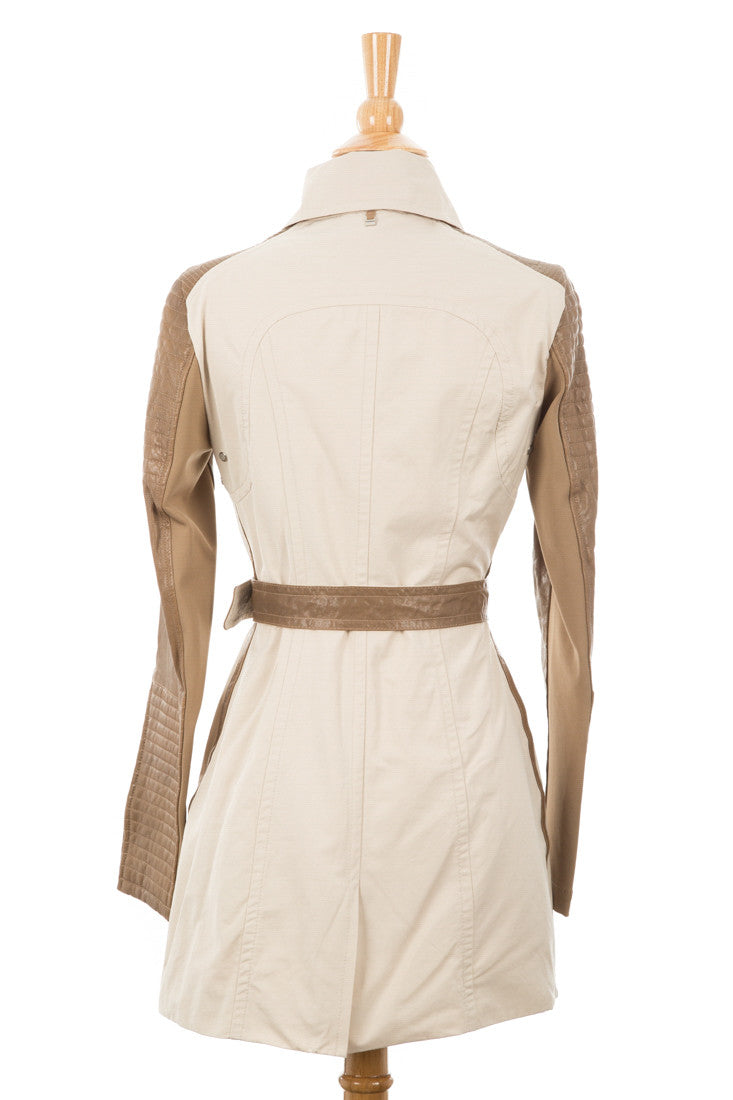 Marjorie Asymmetrical Trench Coat - Dejavu NYC