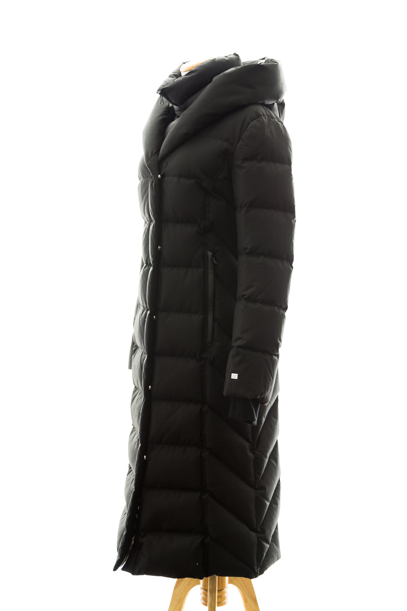 Talyse Maxi-Length Brushed Down Coat - Dejavu NYC