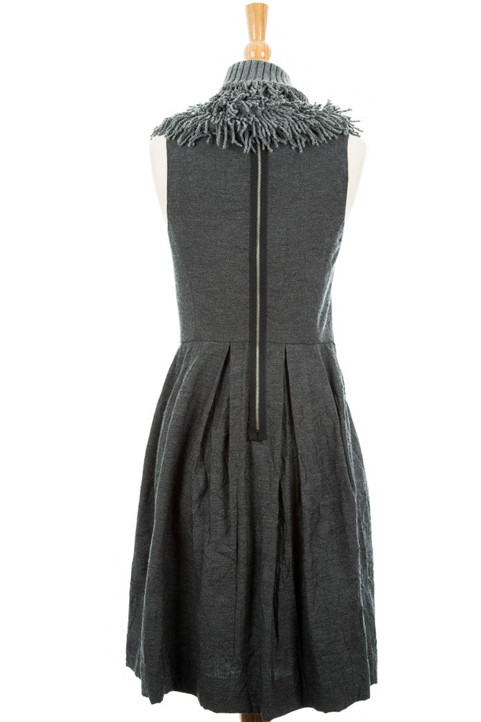 Tricote Dress With Scarf - Dejavu NYC