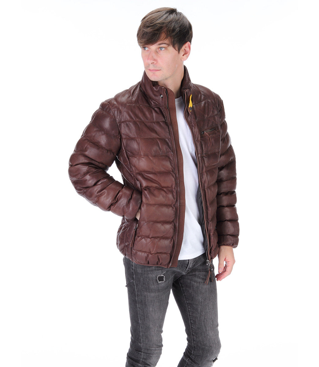 Ernie Quilted Leather Jacket - Dejavu NYC