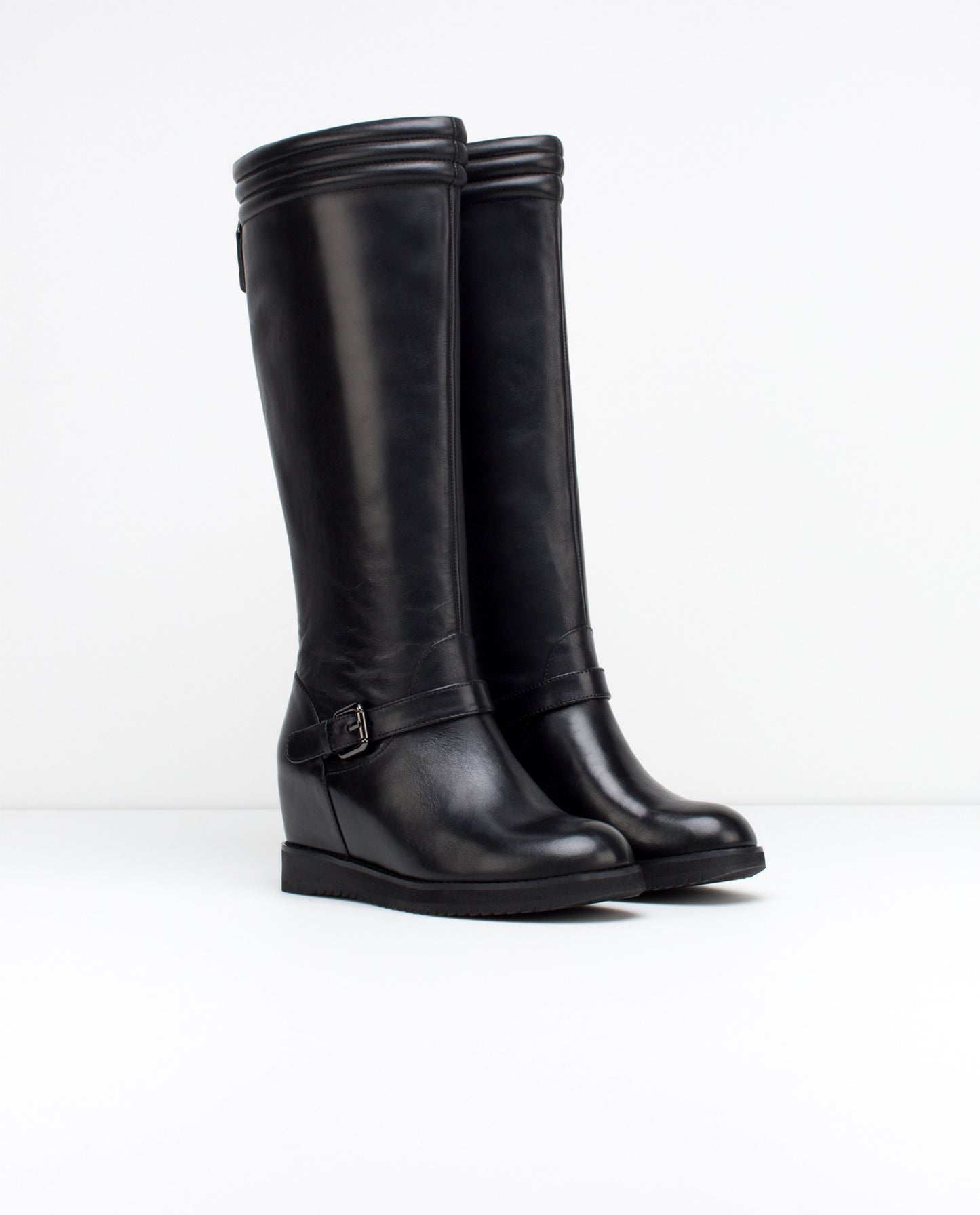 Babylon Wedge Heel Mid Boot - Dejavu NYC