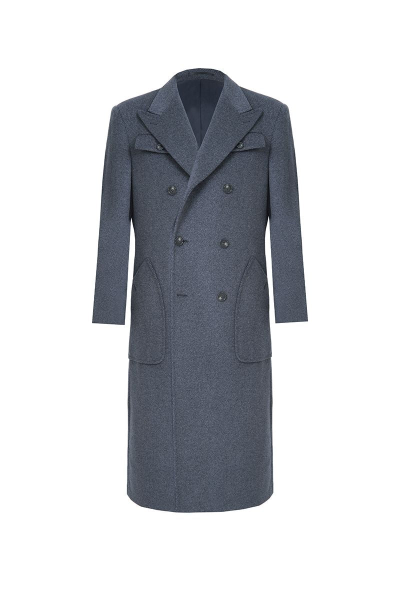 The Metropolitan custom overcoat — 26AWMCO002, fabric DBV4165 — view 2