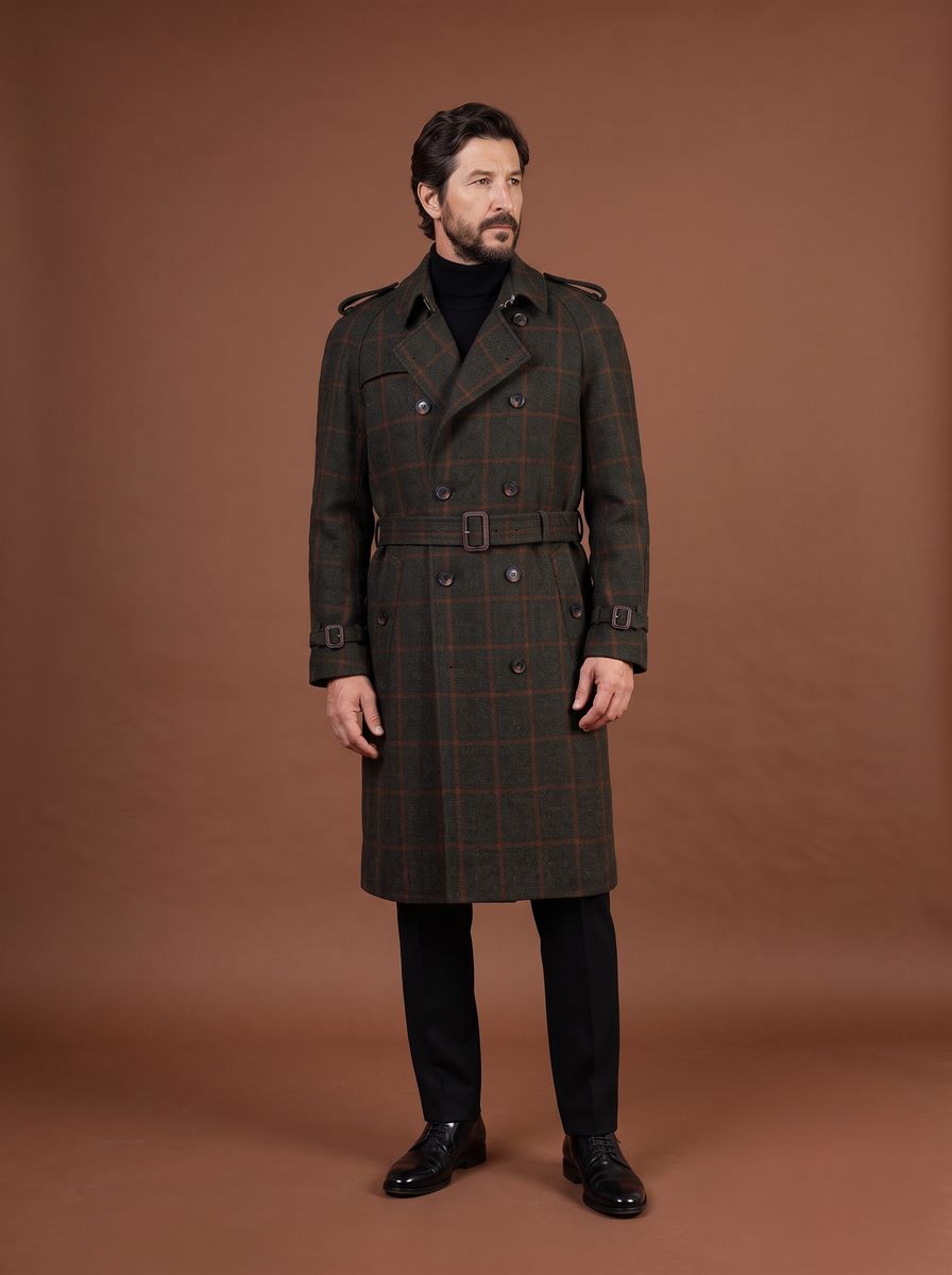 The Bryant custom overcoat — 26AWMCO004, fabric DEB546A — view 1