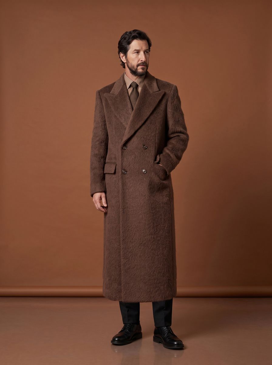The Carnegie custom overcoat — 26AWMCO206, fabric DBV9340 — view 1