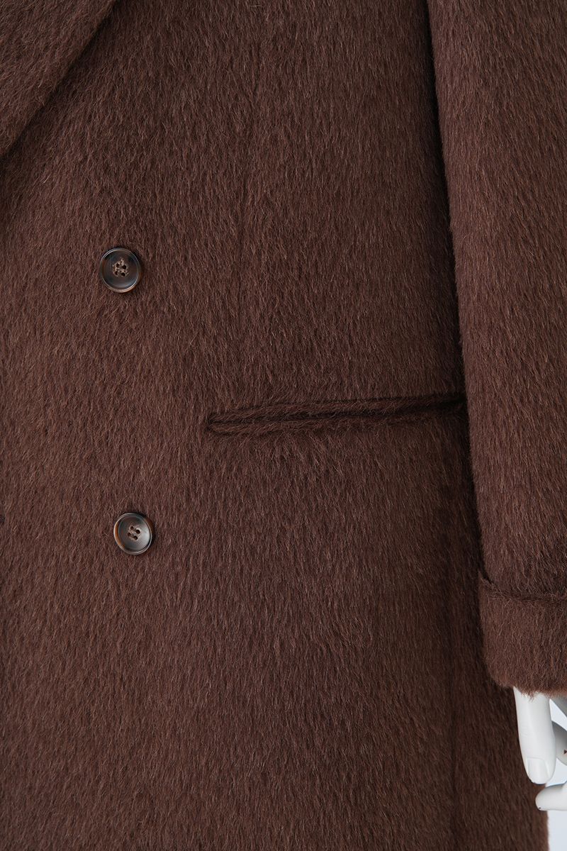 The Carnegie custom overcoat — 26AWMCO206, fabric DBV9340 — view 9