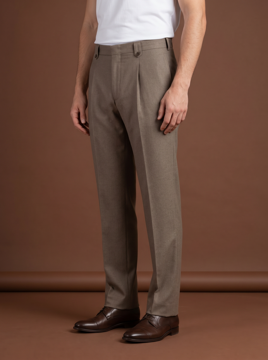 The Fifth Avenue custom trousers — 26AWMPT211, fabric DEB517A — view 1