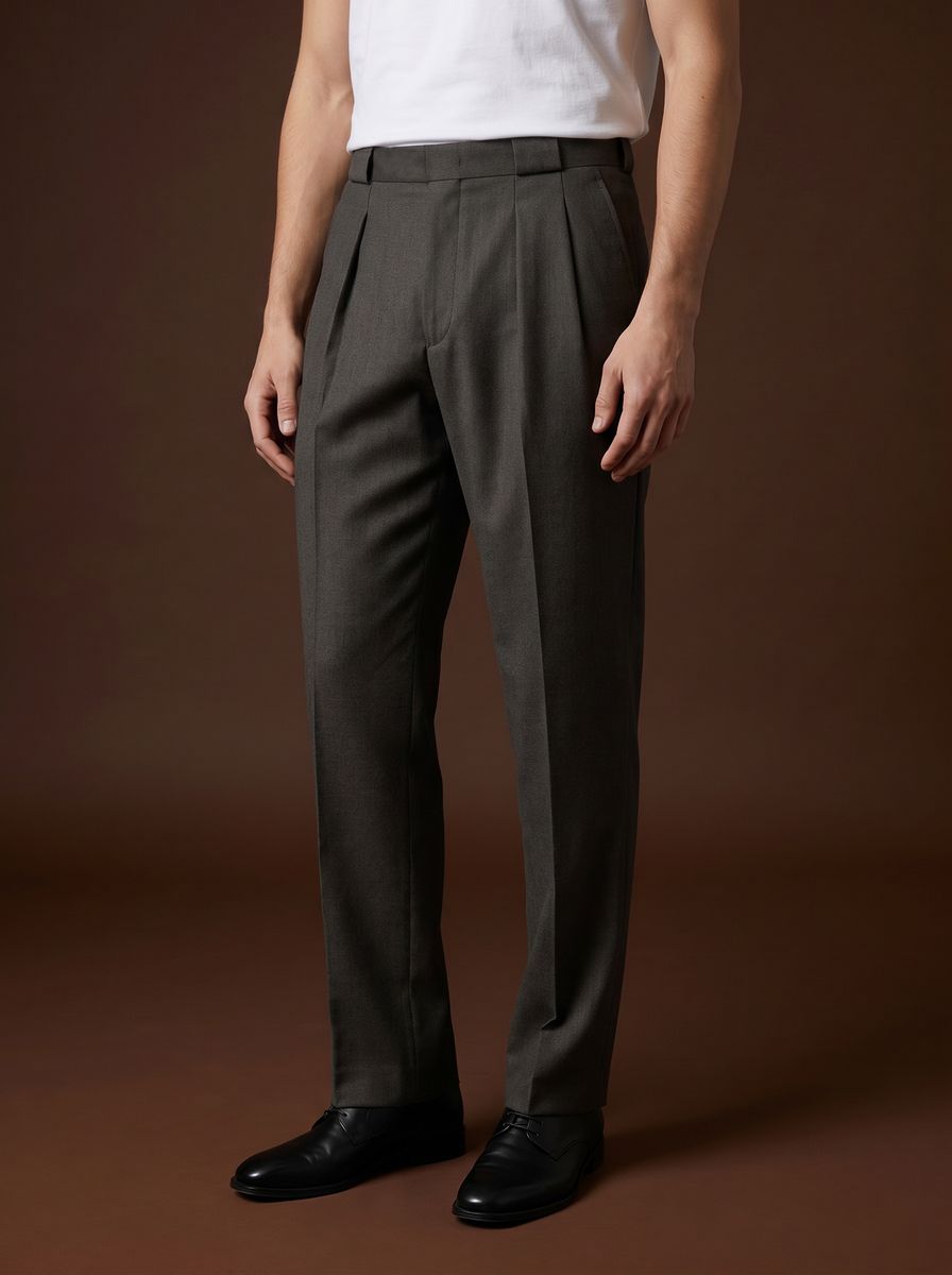 The Parkside custom trousers — 26AWMPT213, fabric DBV399A — view 1