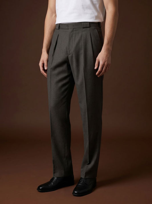 The Parkside custom trousers — 26AWMPT213, fabric DBV399A — view 1