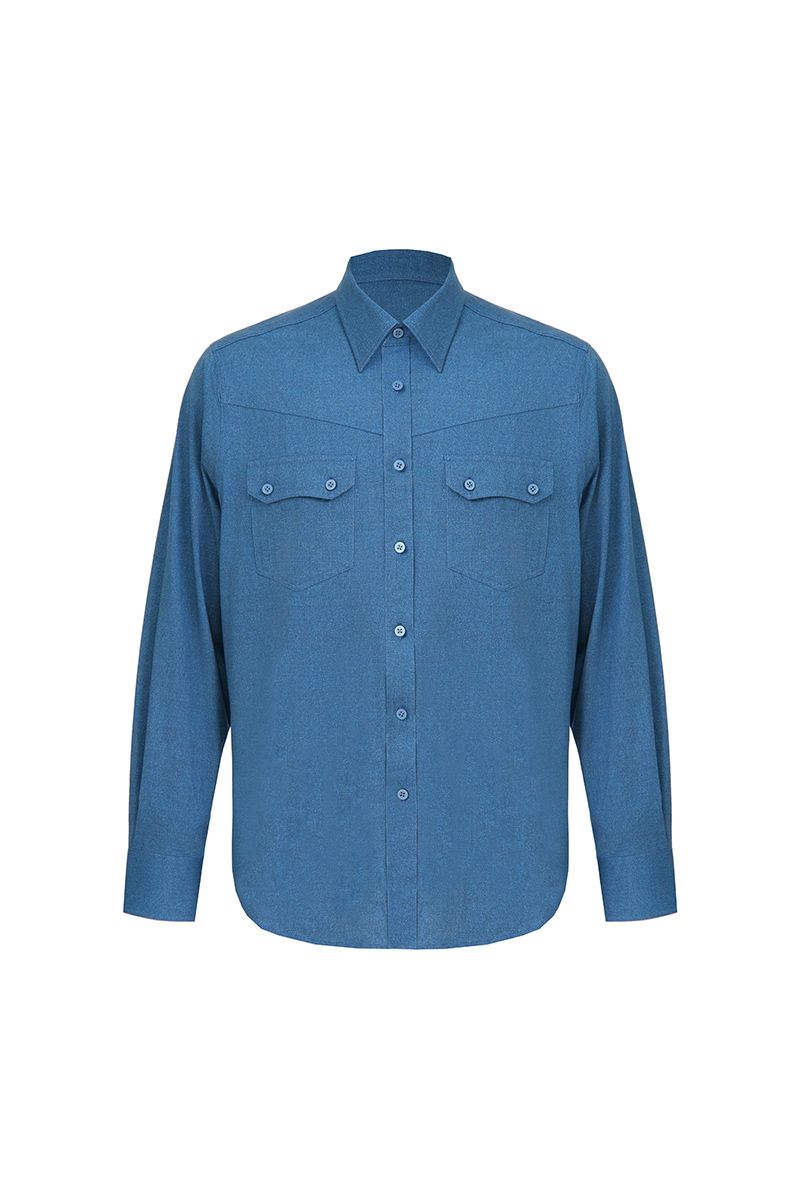 The East Village custom shirt — 26AWMSH004, fabric SAZ1632 — view 2