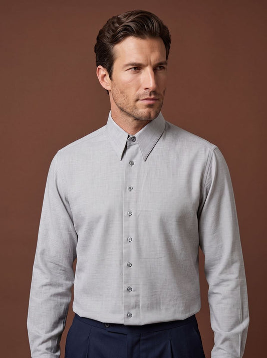 The Battery custom shirt — 26AWMSH010, fabric SAZ722A — view 1