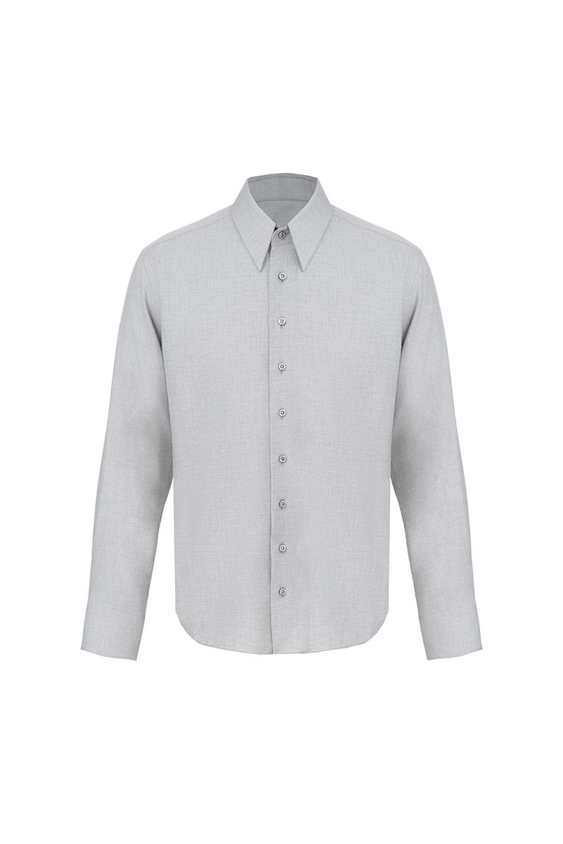 The Battery custom shirt — 26AWMSH010, fabric SAZ722A — view 2