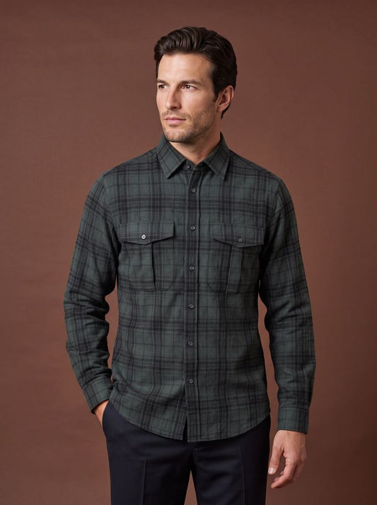 The Union Square custom shirt — 26AWMSH210, fabric SEA459A — view 1