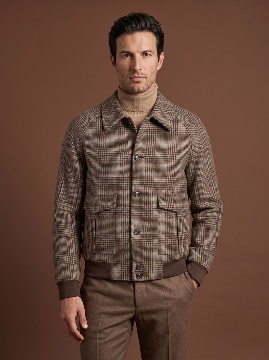 The Broadway custom blazer — 26AWMSJ200, fabric DEB5303 — view 1