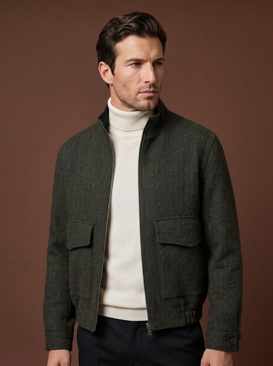 The Civic Center custom blazer — 26AWMSJ202, fabric DBV5953 — view 1