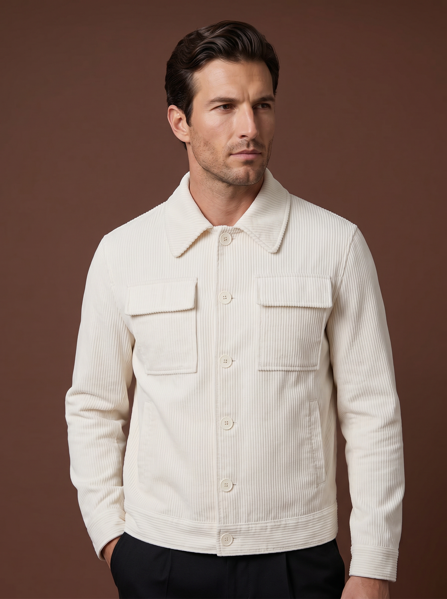 The Dumont custom blazer — 26AWMSJ205, fabric DBU9056 — view 1