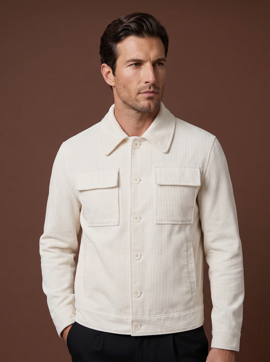 The Dumont custom blazer — 26AWMSJ205, fabric DBU9056 — view 1