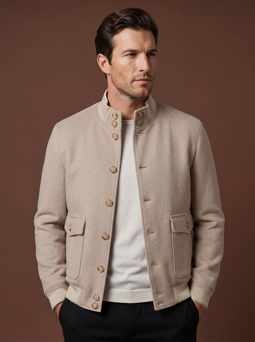 The Harlem custom blazer — 26AWMSJ209, fabric DJJ0149 — view 1