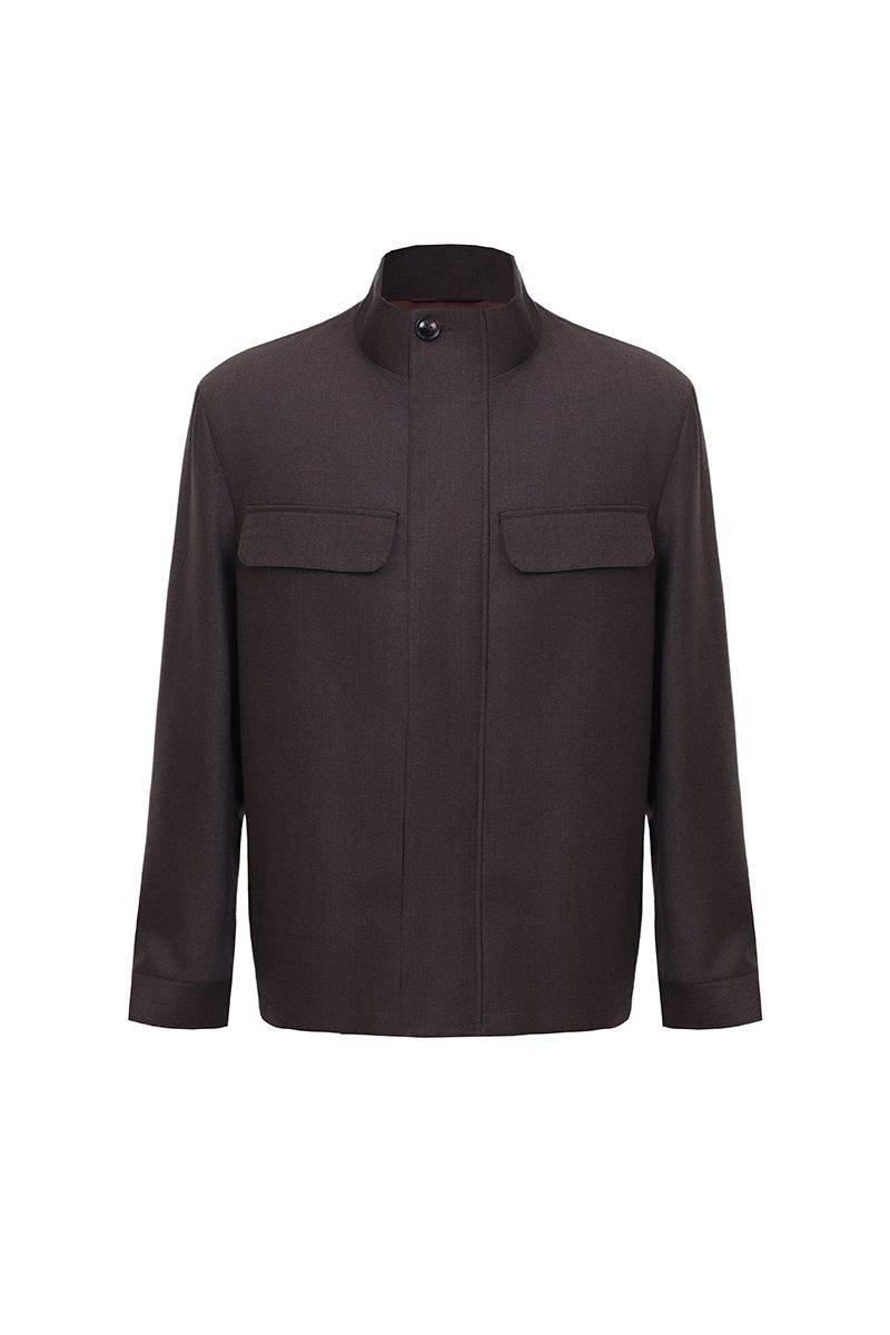 The Yorkville custom blazer — 26AWMSJ213, fabric DBV399A — view 2