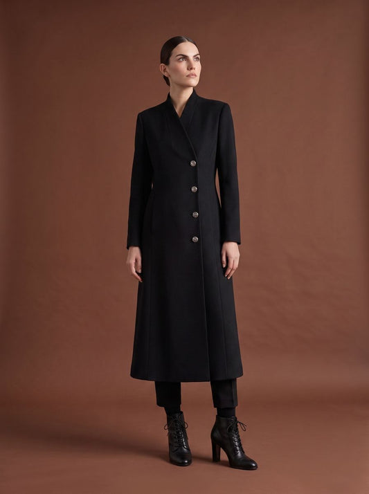The Park Slope custom overcoat — 26AWWCO002, fabric DBV530A — view 1