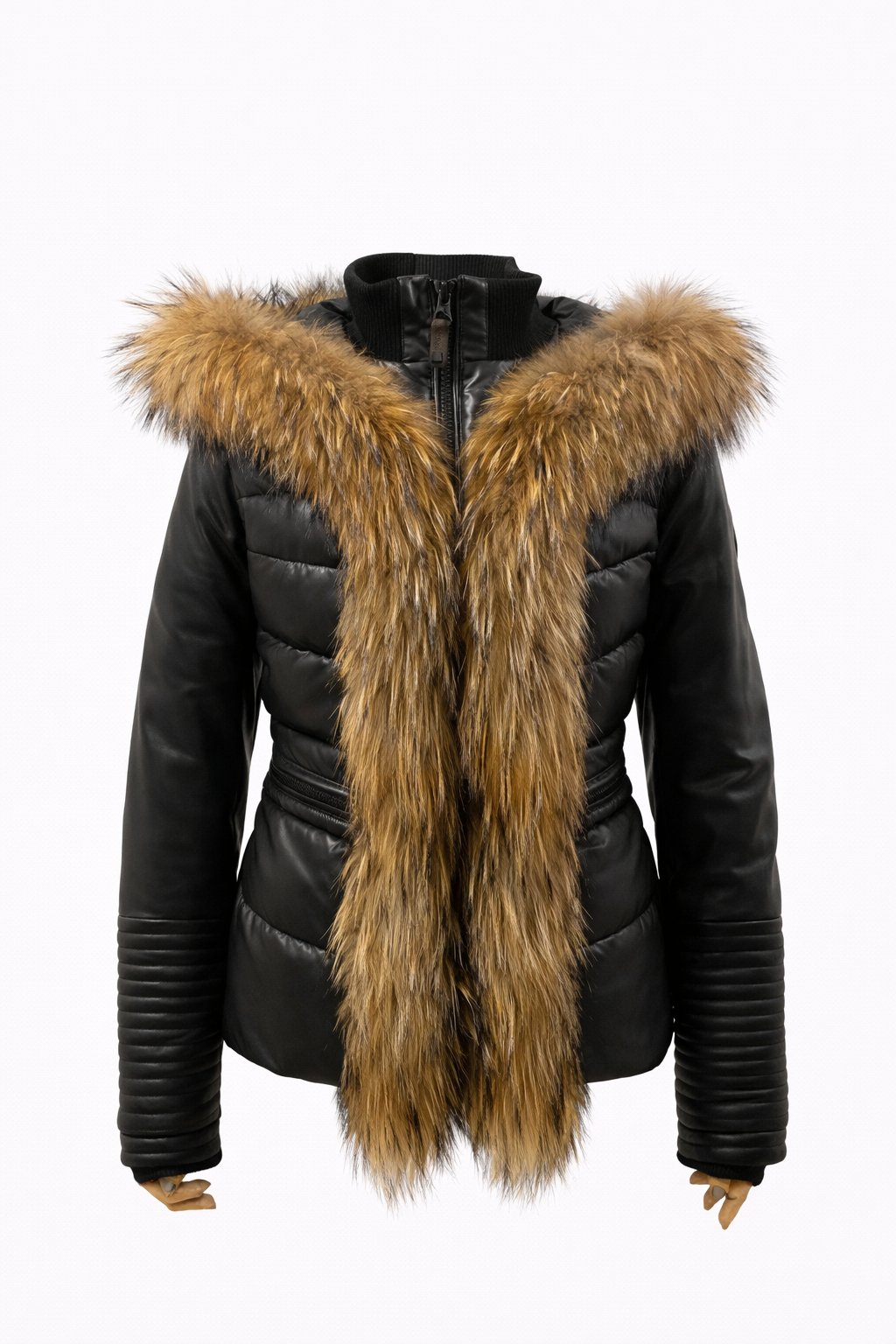Maria Down Jacket With Fur Trim | Coat, Jacket – Dejavu NYC