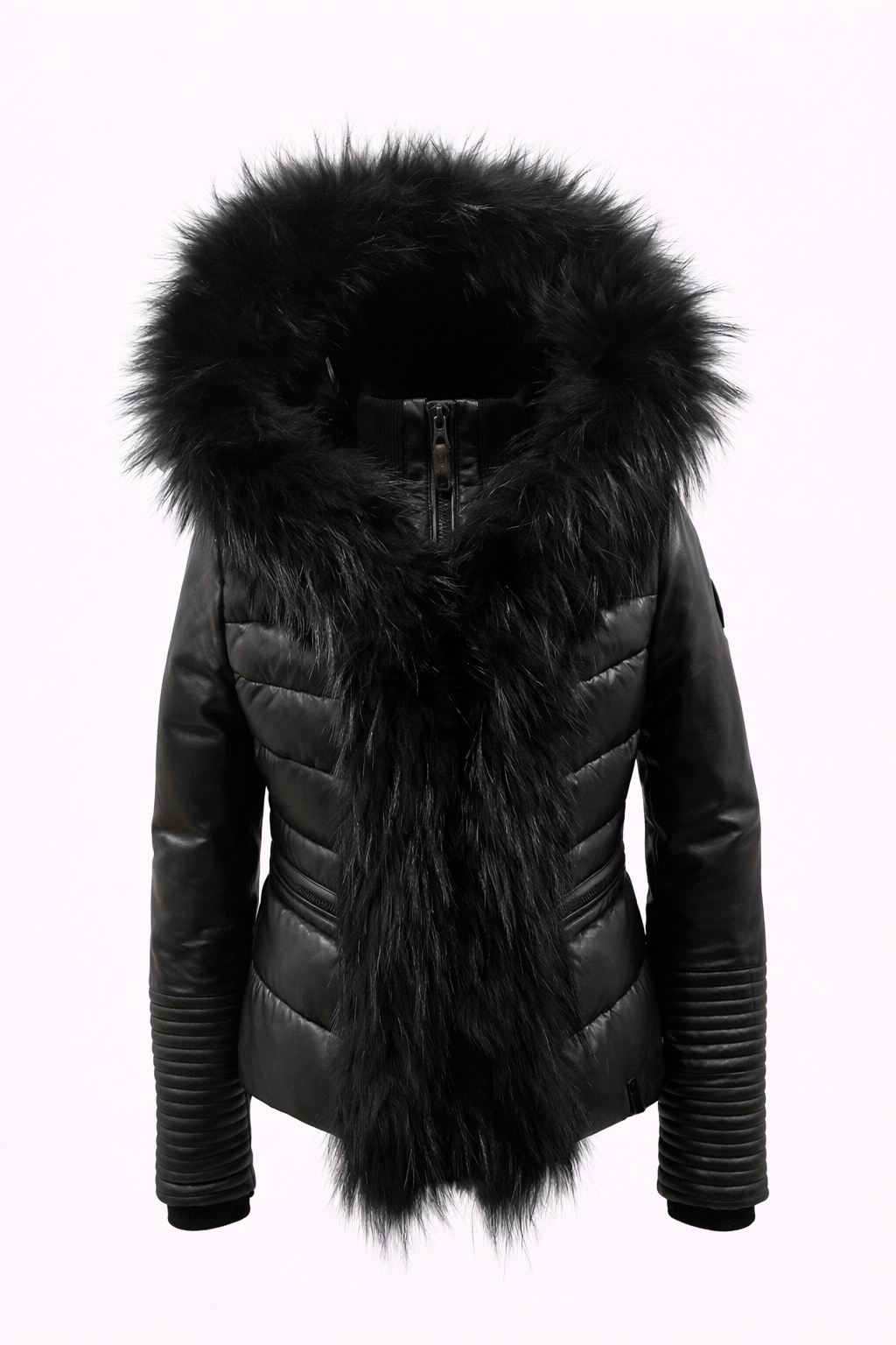Maria Down Jacket With Fur Trim | Coat, Jacket – Dejavu NYC