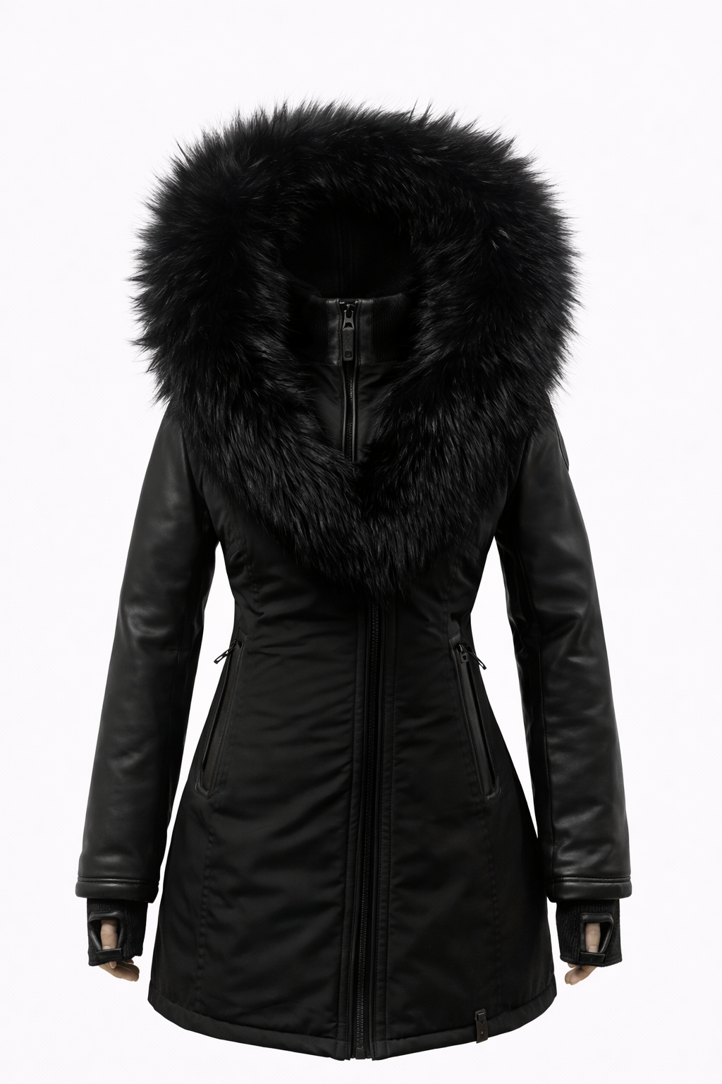 Grace Down Parka With Fur Trim | Dejavu | Coat Jacket – Dejavu NYC