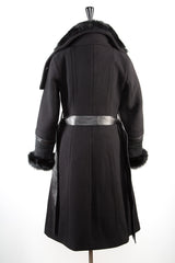 CHLOE Double-Faced Wool/Cashmere Blend Coat: A Masterpiece of Tailored Elegance